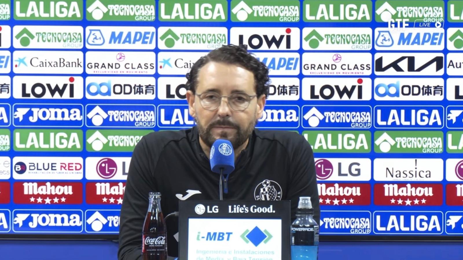 Bordalás: «El equipo tiene que ser ambicioso y ver hasta donde es capaz de llegar»