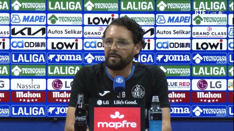 Bordalás: «Al terminar el partido celebraremos esta dura temporada»