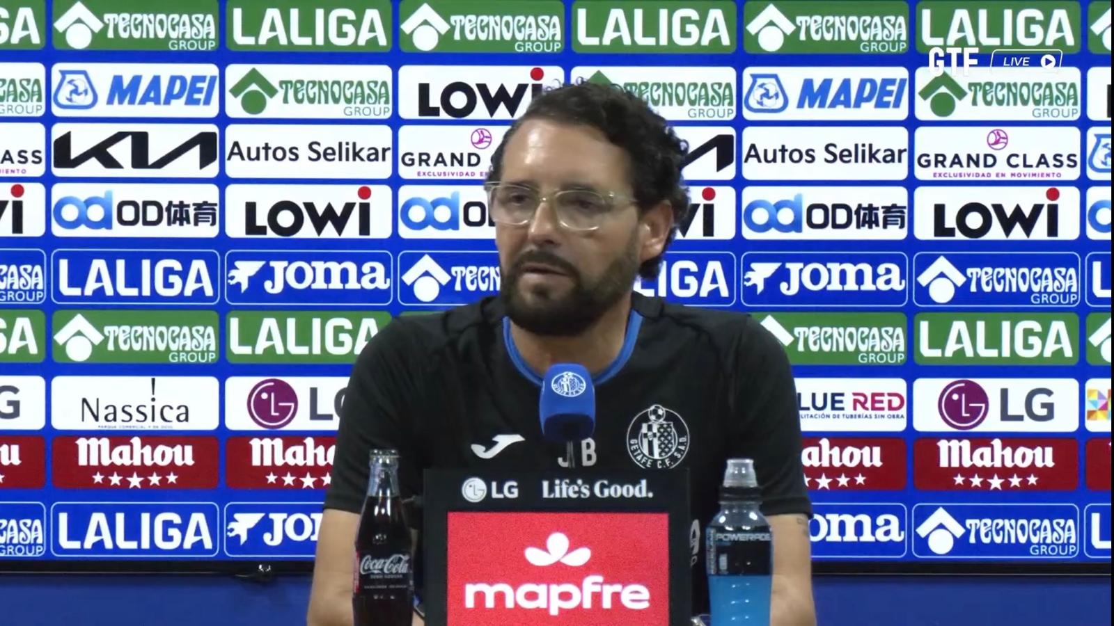 Bordalás: «Al terminar el partido celebraremos esta dura temporada»